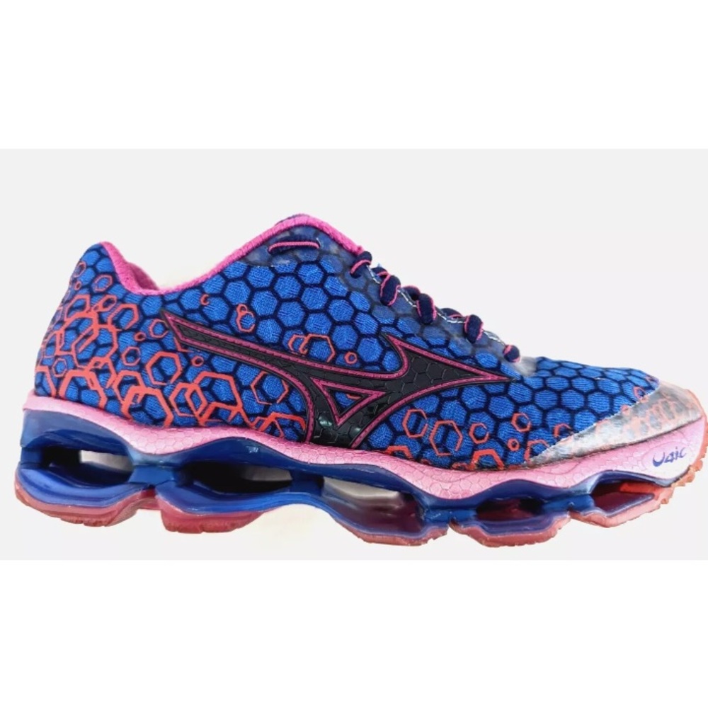 Mizuno Wave Prophecy 3. Blue and Pink Cross trainers. Cool Dynamic Design ! - Picture 8 of 13
